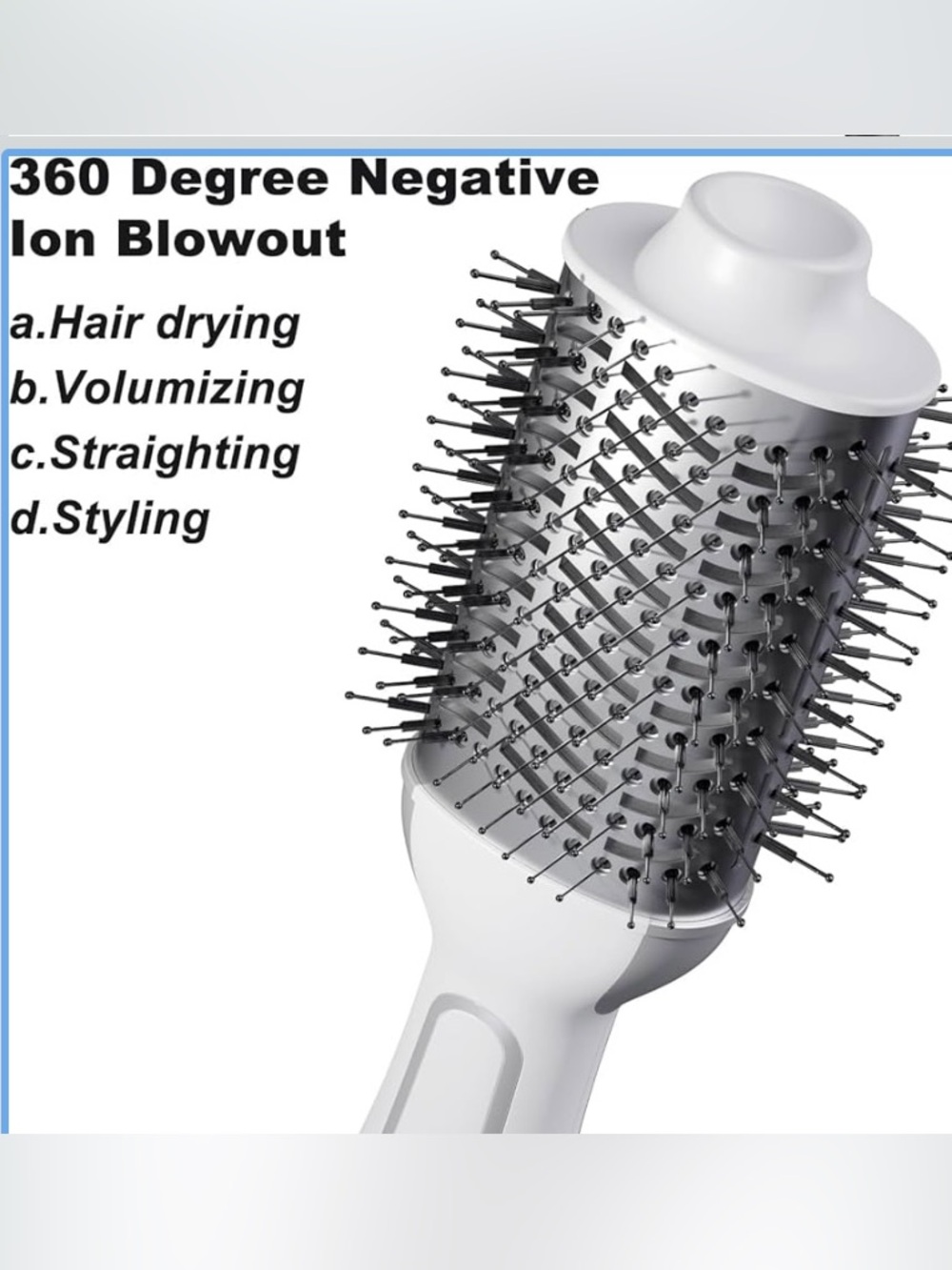 Styling Blow Dryer Brush, Hair Volume Powder, Goody Headwrap and Comb Set - Picture 7 of 16